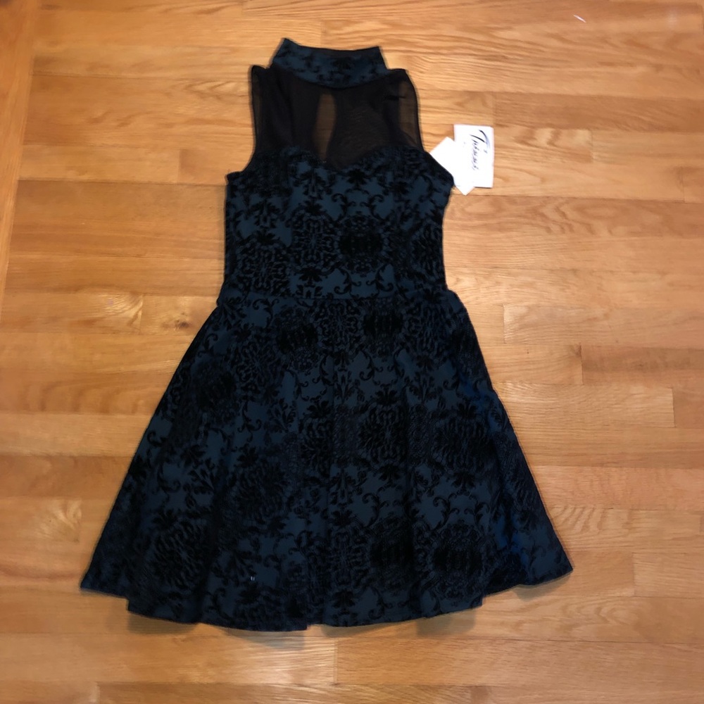 Brand new Black and green cocktail dress